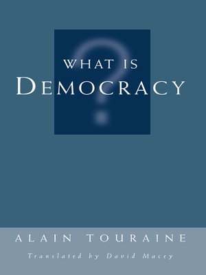 cover image of What Is Democracy?